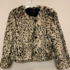 NWOT JCrew fur coat